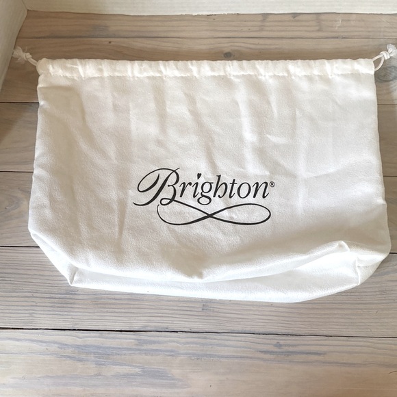 BRIGHTON Purse Dust Bag with Drawstring 16 Wide x 11 Long x 4 Wide inches - Picture 3 of 7